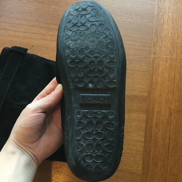 Suede Coach Boots - Picture 3 of 6